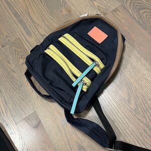Marc By Marc Jacobs Black and Yellow Reflective Backpack
